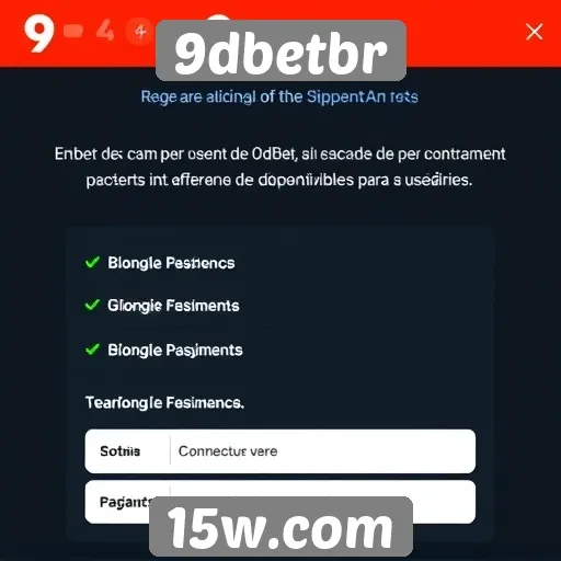 Como funciona o sistema de pagamentos do 9dbetbr